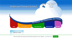 Desktop Screenshot of holbrookprimary.com